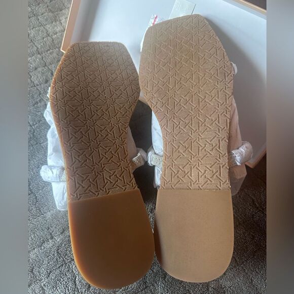 NIB Badgley Mischka Jewel Honesty Evening Flat Slide Sandals Sz 10 - Picture 7 of 8